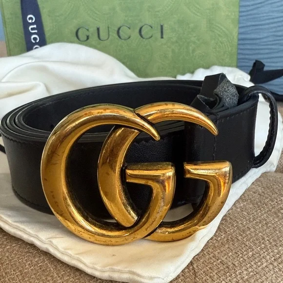 ♥️♥️♥️Authentic Gucci GG Marmont belt 85 ♥️♥️♥️ - Picture 5 of 11